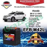 Münster Robust MF CMF EFB M42L | B20L | 60B20L (40AH) Car Battery Bateri Kereta for Honda BR-V BRV 1