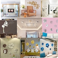 Super sale /Mirror wall sticker-REFLECTIVE-reflect light and flower- luxury home decoration 1-2days