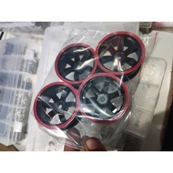 1.9in hex 12mm plastic rims RC axial mn86 mn999 rgt scx10 etc.