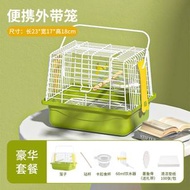 鸚鵡外帶籠丨便攜小鳥籠丨虎皮玄鳳珍珠鳥外出包丨倉鼠蜜袋鼯手提外出籠丨寵物用品【平行進口】