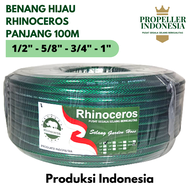 Selang Air 1/2 - 5/8 - 3/4 - 1Inch 100M RHINOCEROS Selang Air Anti Lumut Selang Air Taman Selang Air