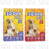 IQ Dog Chicken , Beef , Salmon , Lamb ( Dog Food / Makanan Anjing ) - 15KG