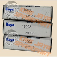 Bearing Ball series 16003 (KOYO), 16001 (KOYO), 16003 (ASB), 16002 (ASB), 16003 C3 (KOYO), 16006 (AS