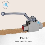 Nucleo DS-02 BALL VALVE TWO WAY HYDRAULIC 1/4"/DS 02