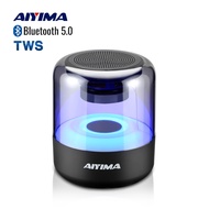 AIYIMA ลำโพงบลูทูธ TWS USB ลำโพงไร้สาย AUX TF เครื่องเล่นเพลง MP3 J116เสียง DIY โฮมเธียเตอร์