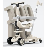 Balance footrest Kid scooter with fun music headlights, permanent glowing wheels 2-12 Years Children