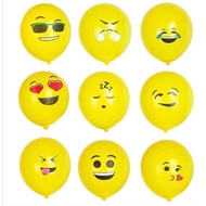 Emoji balloons - emoji latex balloons - cute emoji balloons - emoticon balloons - latex emoticon