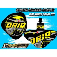 Oriq tebok Love Bird Cage Sticker Bird Cage decal decal printing lovebird wall, sogon etc