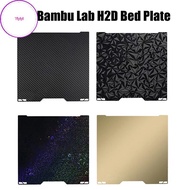 yiyi For Bambu Lab H2d Bed Plate 380x380mm PEO PET PEI Sheet Textured Double Sided For Bambu Lab H2D