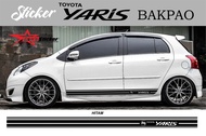 STICKER YARIS BAKPAO AKSESORIS YARIS BAKPAAO STICKER CUTTING YARIS