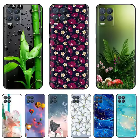 For Realme 8 Case 8 Pro Soft Silicone TPU Phone Cover For Realme 8i Bumper For Realme 8 5G 4G 8pro B