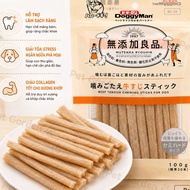 DoggyMan Beef Tendon Sticks 100g for Dogs Hard Stick Chewing Snack to Support Teeth Hygiene