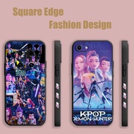 Casing For OPPO A53 A76 A95 A96 A77 Reno6z Reno 7 4G Kpop Demon Hunters KMJ05 Phone Case Square Edge