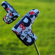 Pearly Gates Golf Club Snoopy Putter Mallet Putter Headcover PG Smile Face Golf Putter Head Protecti
