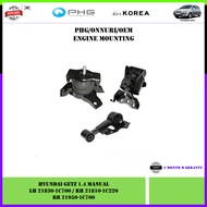 Hyundai Getz 1.4 Manual Oem Engine Mounting (LH 21830-1C700/RH 21810-1C220/RR 21950-1C700)