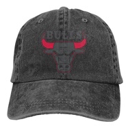 Summer Style Chicago Bulls Logo Personalization Printed Cowboy Cap