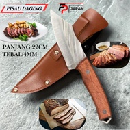 【HARGA BORONG】SSS PISAU JEPUN VIRAL ✔ Free Sarung Pisau daging Tebal:4.0MM ✔ Pisau lapah pisau dapur