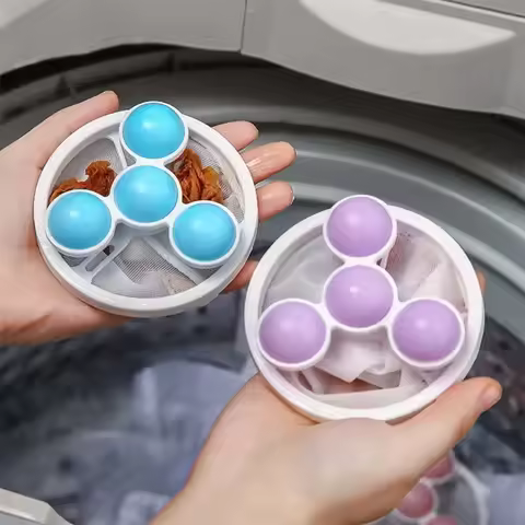 Removal Washing Machine Pet Fur Hair Removal Trap Reusable Mesh Dirty Collection Bag Cleaning Ball F