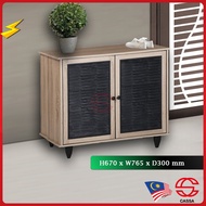 Cassa Amour Simple 2 DOOR / 3 DOOR Shoes Cabinet / Shoes Rack 3 TIERS Multipurpose Cabinet