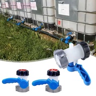 ANDIN Male Export Butterfly Valve Switch, 75mm Liters 62mm To DN40/DN50 IBC Tank Tap Pipe Connector,