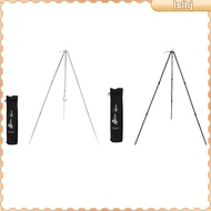 [Lslhj] Aluminum Camping Tripod Included Storage Bag for Survival Bbq Backyard