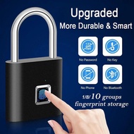 Fingerprint Padlock Smart Padlock Locker Lock Biometric Metal Keyless Fingerprint Lock Waterproo