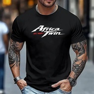 Motorcycle New Cotton T-Shirt Japan Motorbike Hon Africa Twin Crf 1000 L Adventure Cotton Round Neck