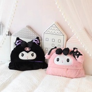 kuromi 披肩 保暖 連帽 斗篷 披風 毛毯 午睡被 冷氣被 公仔 melody hello kitty 玉桂狗 cinnamoroll 毛氈 家居 日用品 實用 公仔 禮物 送禮