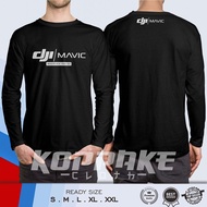 Dji Mavic Drone T-shirt Wherever You Go V2 Long Sleeve Tshirt / Baju Microfiber Jersi / Jersey Sublimation / Tshirt Jersey