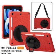 Case for iPad 9th Generation - 10.2 Inch with Hand Strap and Stand for iPad 9/8/7 Generation (2021/2