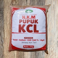 NKM KCL 5 KG/ PUPUK KCL SERBUK KEMASAN 5 KG/ Pupuk tanaman/ Kalium Tinggi Untuk Mempercepat Umbi Bua