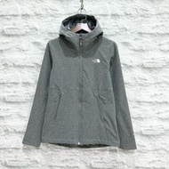 Maple麋鹿小舖 美國購買 THE NORTH FACE 灰色防風絨毛保暖外套＊ ( 現貨S號 )