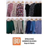 [BRANDS OUTLET WOMEN'S BLOUSES - PRELOVED] Rope & Filanto