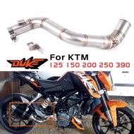 Motorcycle Exhaust Muffler For KTM DUKE125 DUKE200 DUKE390 DUKE250 DUKE 125 150 200 390 2012-2017 Mu