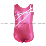 Kabe Girls Sleeveless Gymnastics Leotard One-Piece Child Kids Ballet Dance Wear Sport Jumpsuit