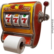 Wall Mounted Slot Machine Toilet Paper Holder Plastic Fun Slot Machine Toilet Roll Holder Easy To In