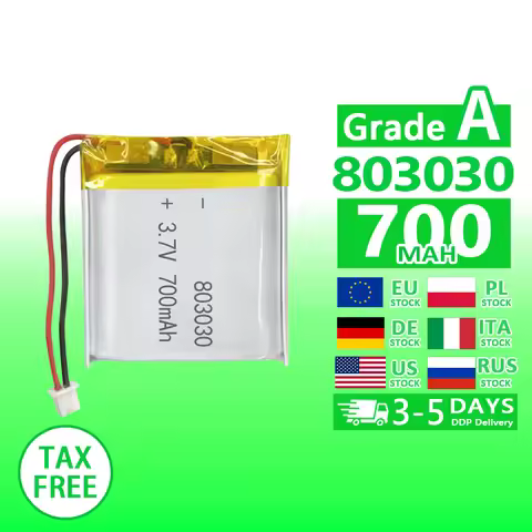 803030 803035 3.7v 700mah 800mah Li-ion Polymer Bluetooth Speaker Handheld Fan MP3 MP4 GPS LED Light