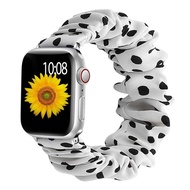 Dây đeo Scrunchie cho Apple Watch Series 9 8 7 6 5 4 3 2 1 Dây thun 41mm 45mm 38mm 40mm 42mm 44mm 49