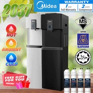 Midea FloorStanding Water Dispenser Hot Normal Cold 1673 2037S With 4 Water Filter Halal Certified