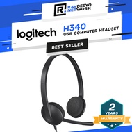 Logitech H340 USB Computer Headset [Noise-Canceling Microphone]