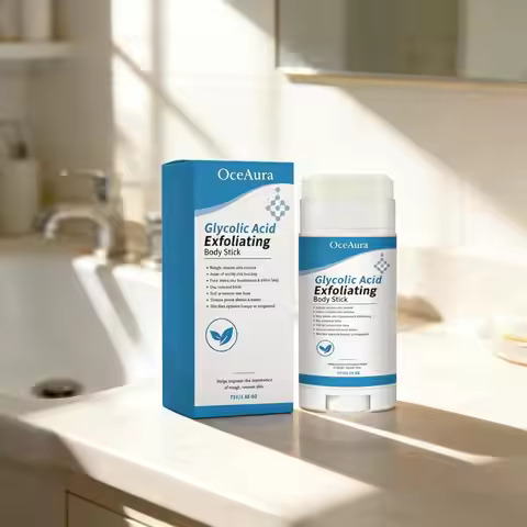Glycolic Acid & Malic Acid Exfoliating Body Stick - Dead Skin Remover Lighten Skin Rough Skin Exfoli