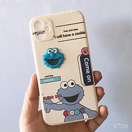 Ốp lưng cho iPhone 11 TPU viền vuông in hình dễ thương, chống bám bẫn ( hàng chính hãng)
