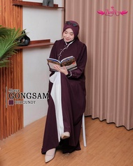Congsam dress bahan marina ld 110 PB 140 ori zahin