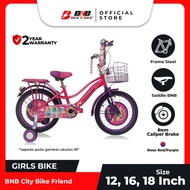 Sepeda Anak Perempuan Best Seller BNB Friends "ukuran 12, 16, 18inch"