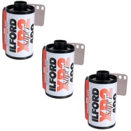 3 X Ilford XP2 400asa 35mm Black & White Film 24-Exposure