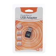 600Mbps Dual Band 2.4G / 5G Hz Wireless Lan USB PC WiFi Adapter 802.11AC
