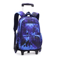 Student Roller School Bag ( 6 Wheels Bag)