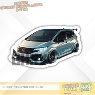 Stiker Sticker Vinyl Laminasi Glosy HONDA JAZZ GK5 Vol 12