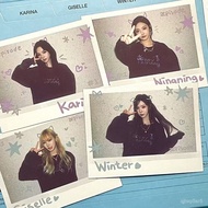Aespa Small Peripheral Card Kim Min-jeong, Ning Yi, Zhuo Liuliu, Ji Min Giselle Aesthetic Polaroid I
