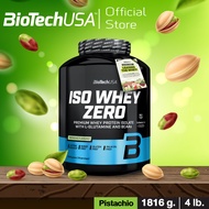 Biotech USA Iso Whey Zero Pistachio Flavor (ไอโซเวย์ โปรตีนเวย์ไอโซเลท รส Pistachio)